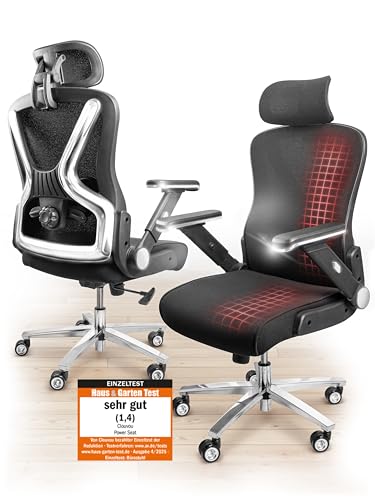 CLOUVOU MasterSeat Ergonomischer Bürostuhl: Testsieger, Individuell Anpassbar, Home Office & Gaming Stuhl