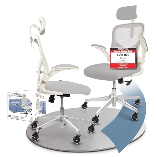 CLOUVOU MasterSeat Ergonomischer Bürostuhl: Testsieger, Individuell Anpassbar, Home Office & Gaming Stuhl