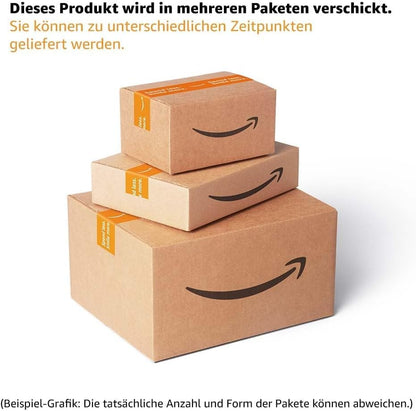 Stella Trading Kleiderschrank mit Drehtüren – Holzschrank für Schlafzimmer, zeitloses Design
