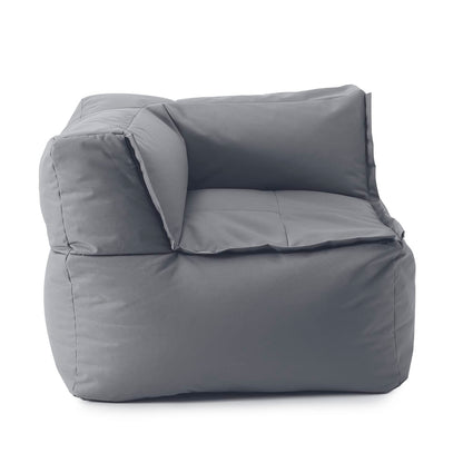 Lumaland Modulares Cord Sitzsack Sofa Set – Bean Bag Module mit EPS-Füllung, Weich, Indoor, Modern