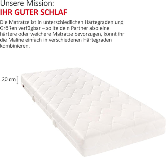 Matratzen Concord Sleepsy Kalio Taschenfederkernmatratze H2, 7-Zonen, 20 cm