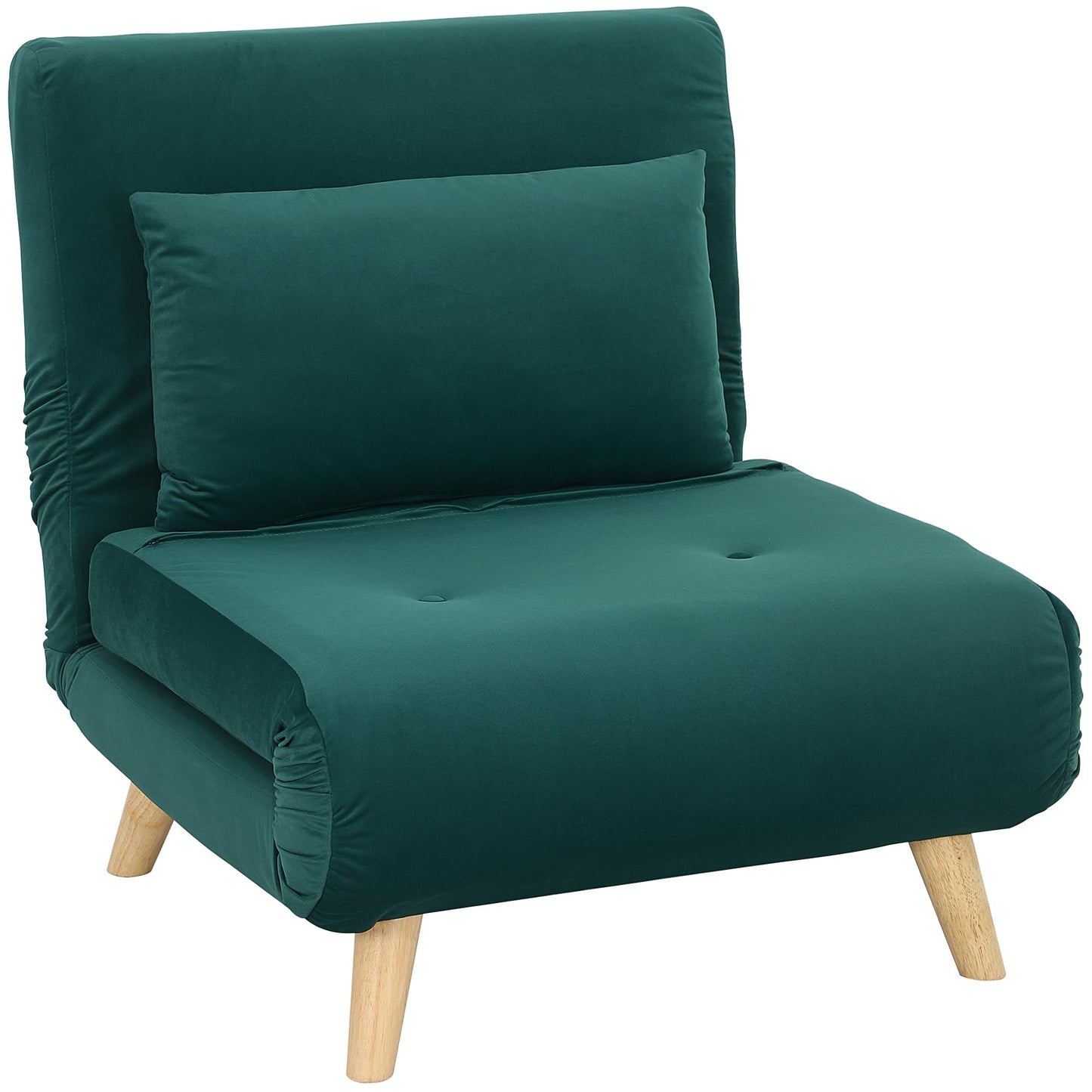 HOMCOM 3-in-1 Schlafsessel Beige – Klappsofa mit Bettfunktion & verstellbarer Rückenlehne