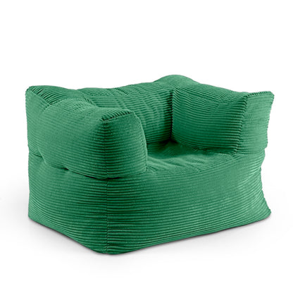 Lumaland Modulares Cord Sitzsack Sofa Set – Bean Bag Module mit EPS-Füllung, Weich, Indoor, Modern