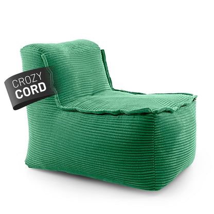 Lumaland Modulares Cord Sitzsack Sofa Set – Bean Bag Module mit EPS-Füllung, Weich, Indoor, Modern