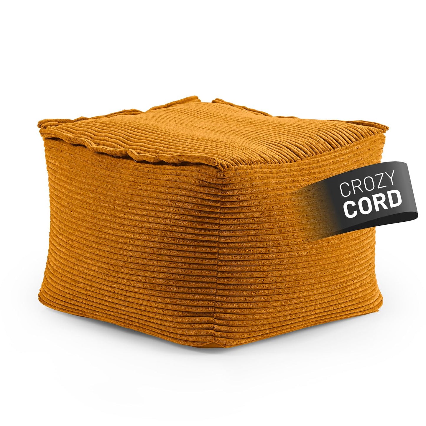 Lumaland Modulares Cord Sitzsack Sofa Set – Bean Bag Module mit EPS-Füllung, Weich, Indoor, Modern