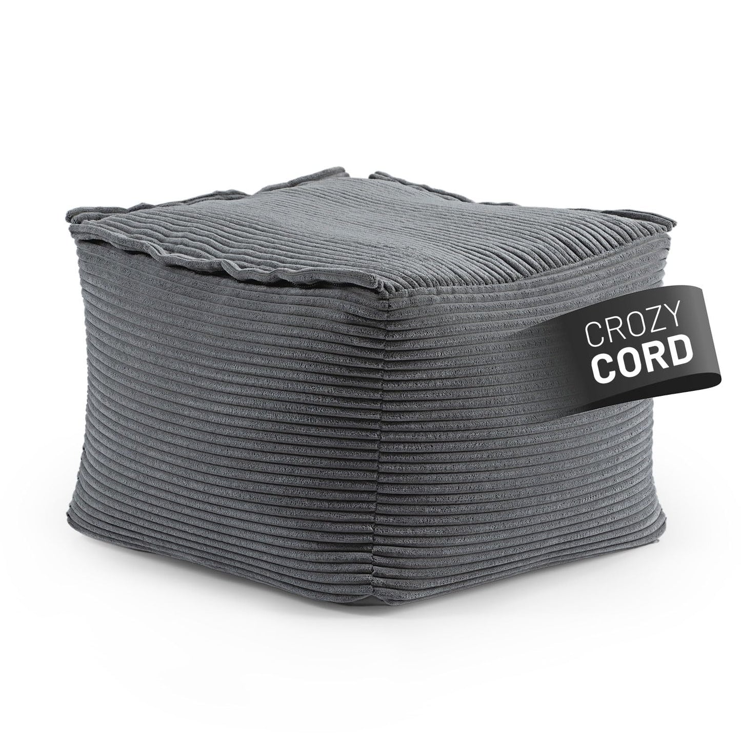 Lumaland Modulares Cord Sitzsack Sofa Set – Bean Bag Module mit EPS-Füllung, Weich, Indoor, Modern
